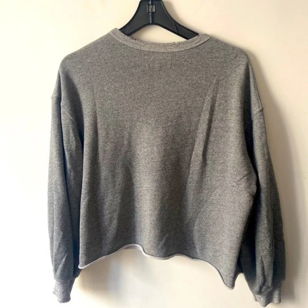 The Great. Cut Off Sweatshirt with Bears in Varsity - Picture 4 of 4